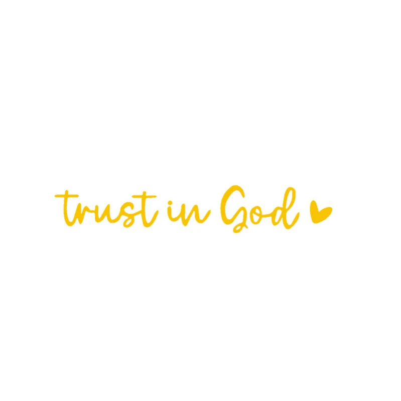 “Trust in God” Rear-View Mirror Decal - Image 22