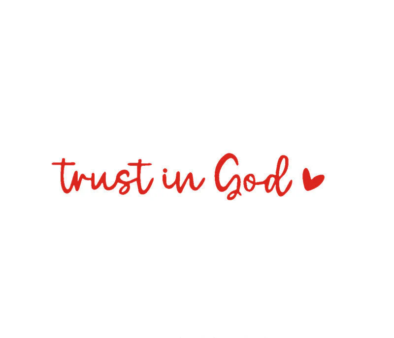 “Trust in God” Rear-View Mirror Decal - Image 6