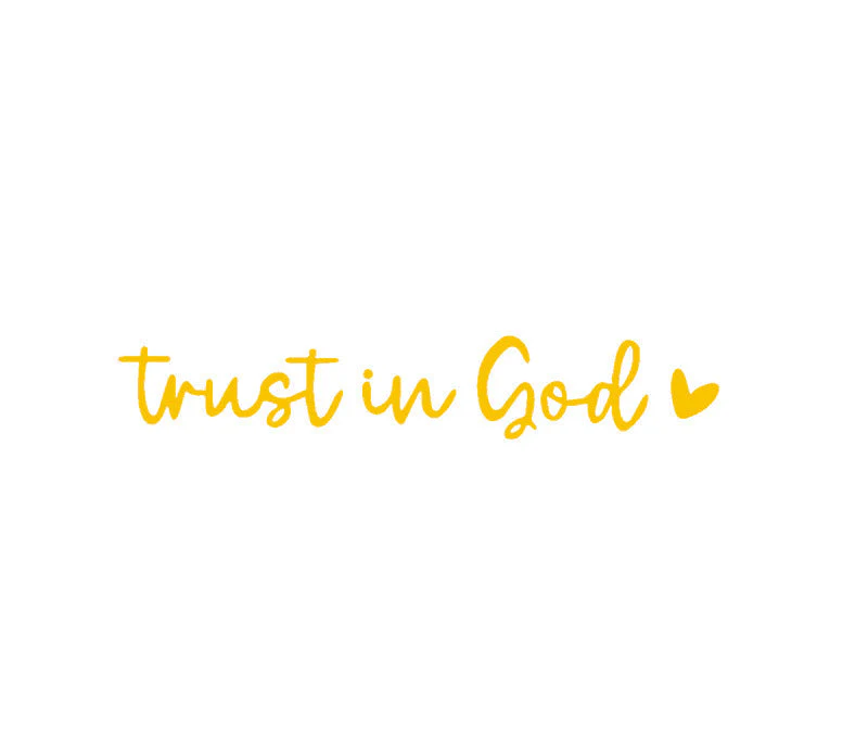 “Trust in God” Rear-View Mirror Decal - Image 7