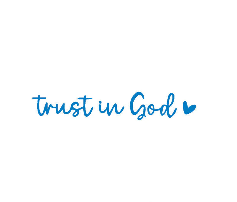 “Trust in God” Rear-View Mirror Decal - Image 8