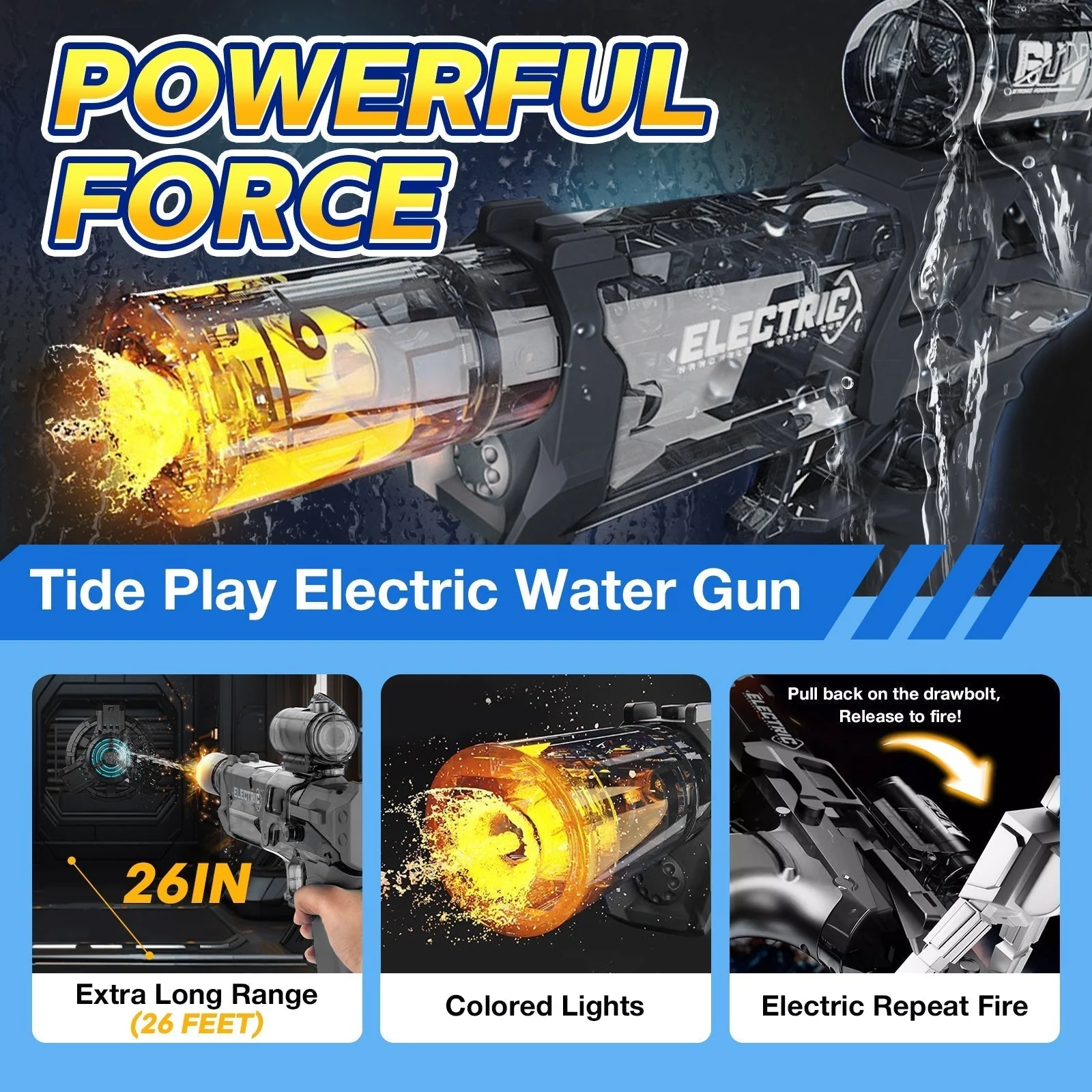 YoPoll High Capacity Pistol for Beach Swimming Toy - Image 3