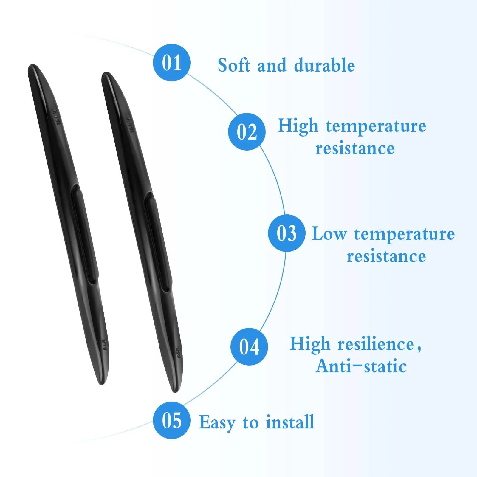 Universal Car Door Edge & Bumper Protector Strips – Invisible Anti-Collision Guard (4PCS) - Image 4