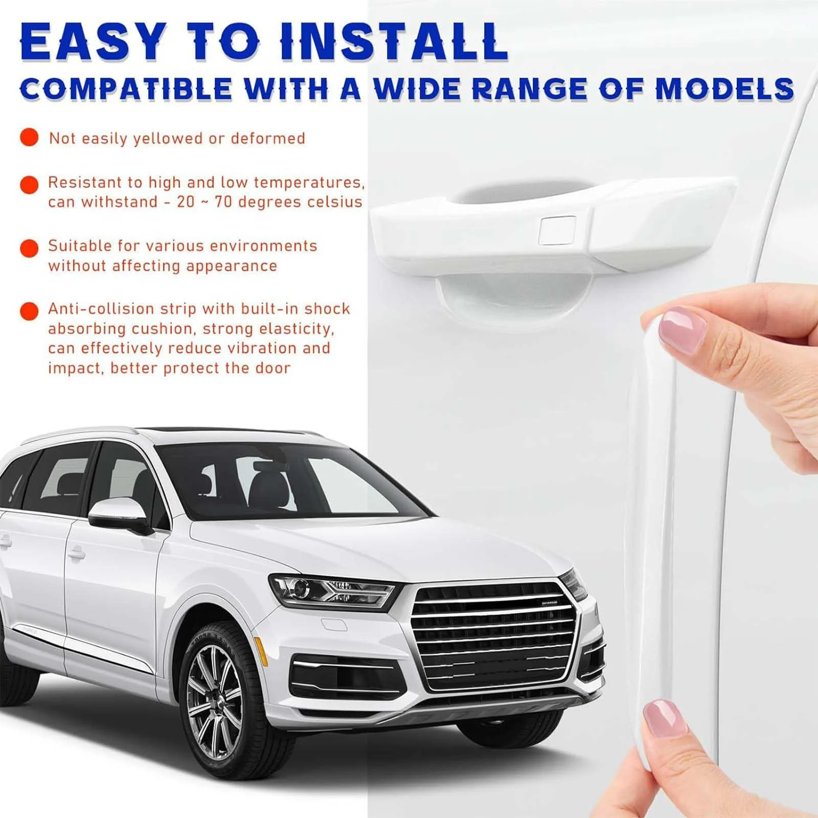 Universal Car Door Edge & Bumper Protector Strips – Invisible Anti-Collision Guard (4PCS) - Image 6