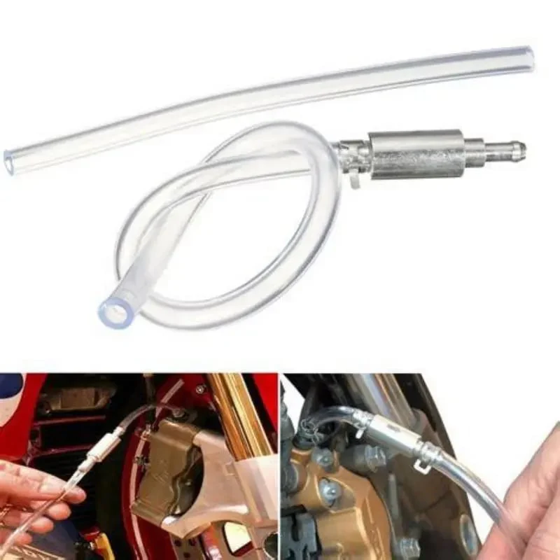 Universal One-Way Brake Bleeder Hose Kit with Check Valve - Image 5
