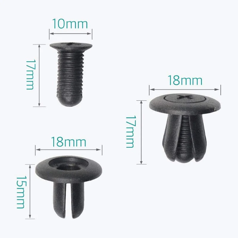 Universal Push-Type Automotive Fastener Clips - Image 3