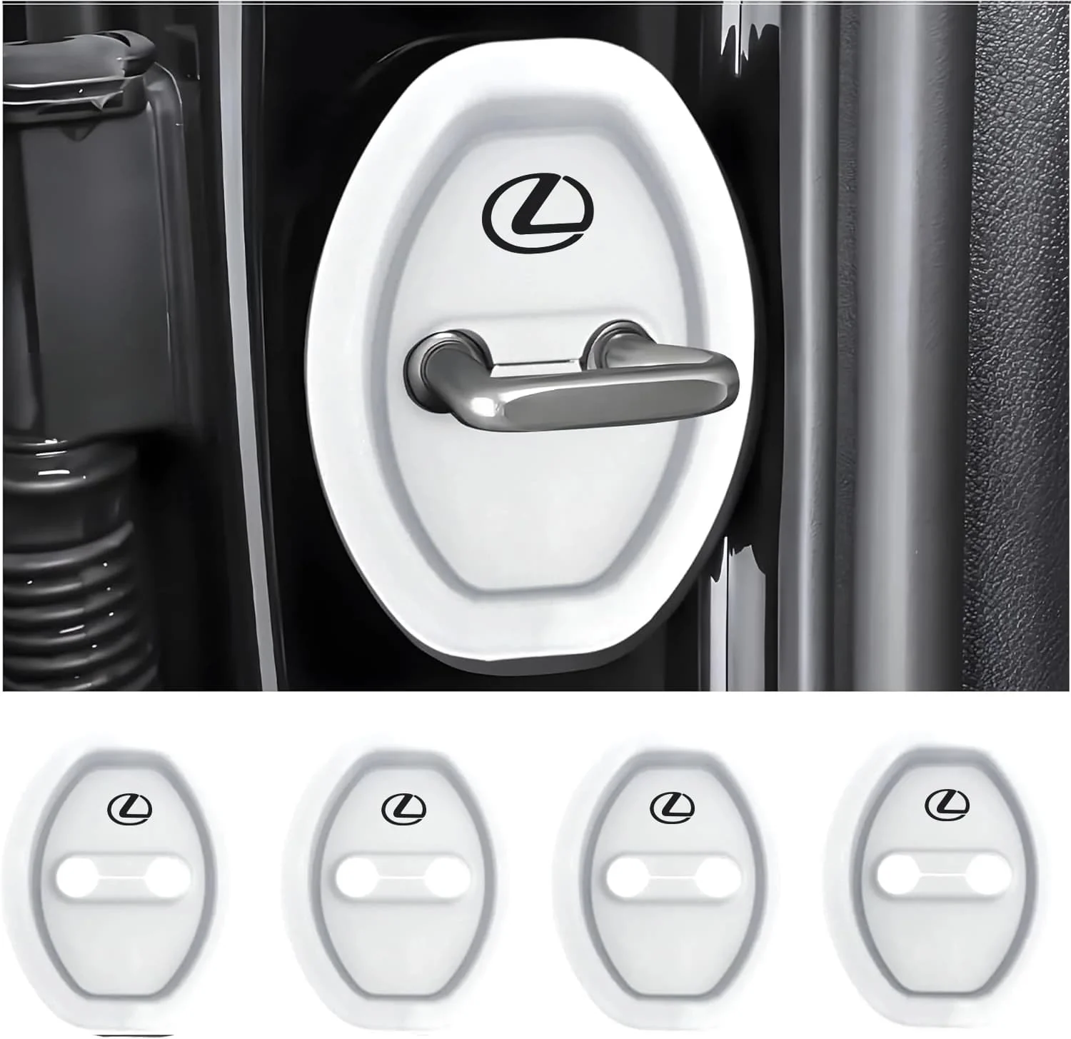 Eptchn Universal Silicone Car Door Covers Protector (4 PACK) - Image 42